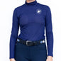 Equestrian Team Apparel Navy / XXS Vintage Oaks Farm- Perforated Mock Neck equestrian team apparel online tack store mobile tack store custom farm apparel custom show stable clothing equestrian lifestyle horse show clothing riding clothes Vintage Oaks Farm- Perforated Mock Neck horses equestrian tack store