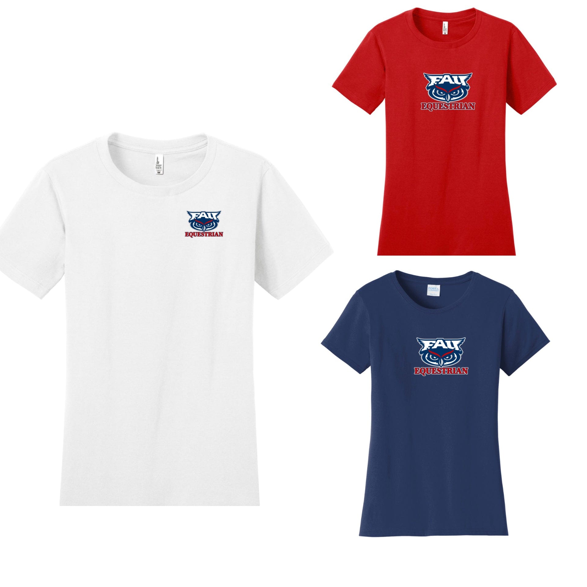 Equestrian Team Apparel Custom Shirts FAU- Tee Shirt equestrian team apparel online tack store mobile tack store custom farm apparel custom show stable clothing equestrian lifestyle horse show clothing riding clothes FAU- Tee Shirt horses equestrian tack store