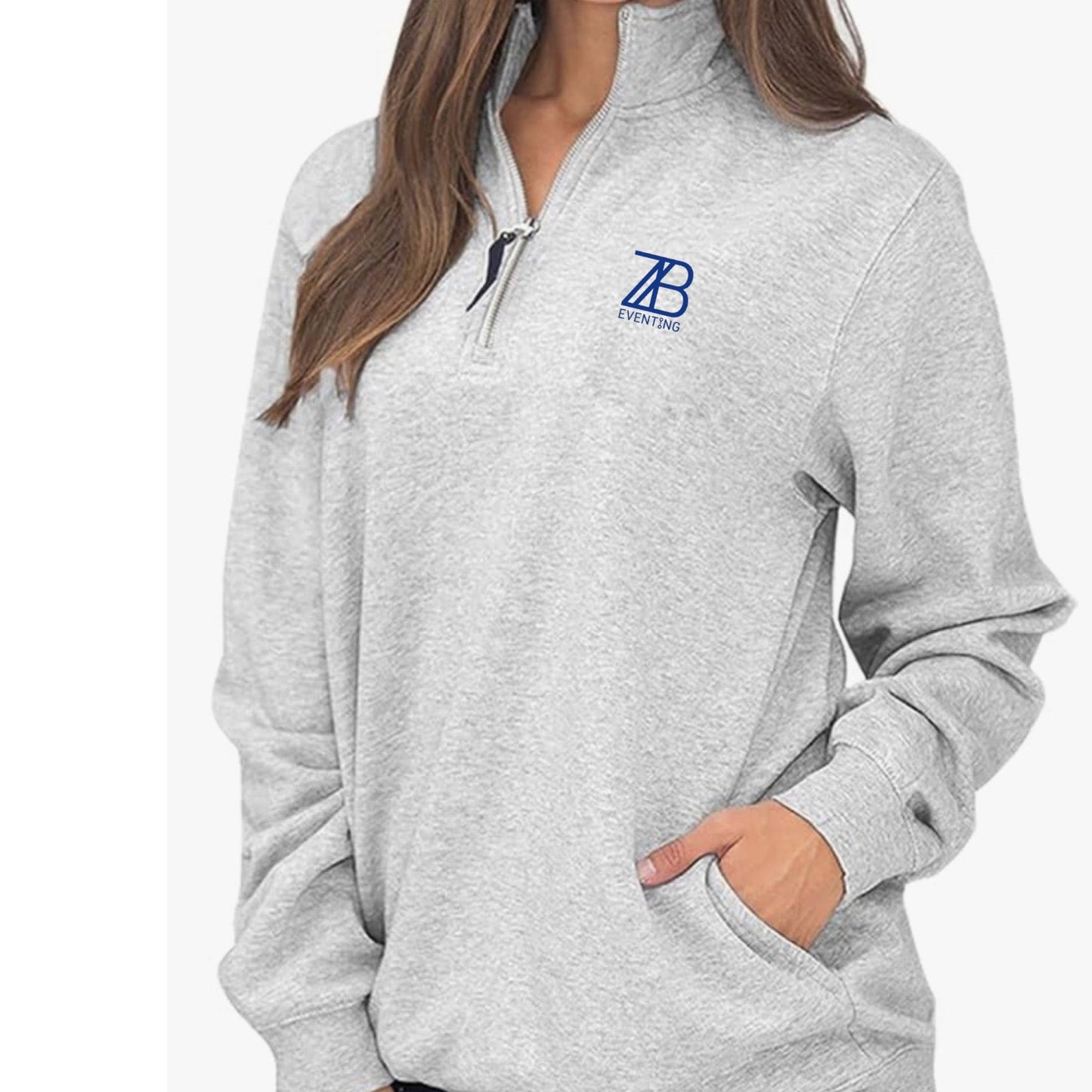 Equestrian Team Apparel Custom Team Shirts ZB Eventing- 1/4 Zip Pullover equestrian team apparel online tack store mobile tack store custom farm apparel custom show stable clothing equestrian lifestyle horse show clothing riding clothes ZB Eventing- 1/4 Zip Pullover horses equestrian tack store