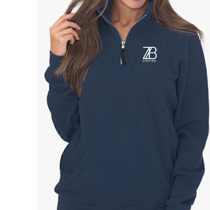 Equestrian Team Apparel Custom Team Shirts ZB Eventing- 1/4 Zip Pullover equestrian team apparel online tack store mobile tack store custom farm apparel custom show stable clothing equestrian lifestyle horse show clothing riding clothes ZB Eventing- 1/4 Zip Pullover horses equestrian tack store