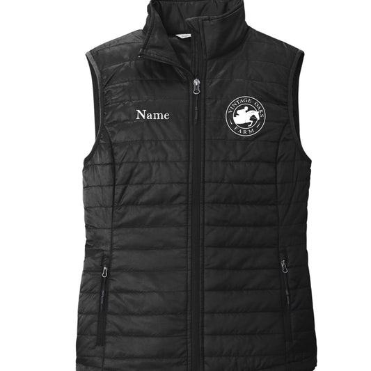 Equestrian Team Apparel Vintage Oaks Farm- Puffy Vests equestrian team apparel online tack store mobile tack store custom farm apparel custom show stable clothing equestrian lifestyle horse show clothing riding clothes Vintage Oaks Farm- Puffy Vests horses equestrian tack store