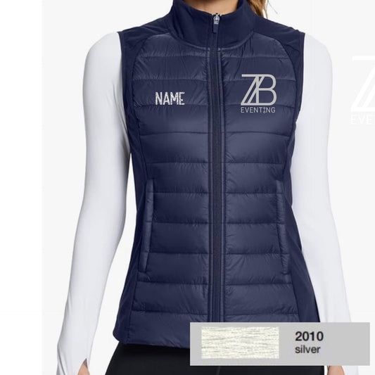 Equestrian Team Apparel Custom Team Shirts XS / Navy ZB Eventing- Fitted Vest equestrian team apparel online tack store mobile tack store custom farm apparel custom show stable clothing equestrian lifestyle horse show clothing riding clothes ZB Eventing- Fitted Vest horses equestrian tack store