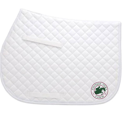 Equestrian Team Apparel Vintage Oaks Farm- Saddle Pads equestrian team apparel online tack store mobile tack store custom farm apparel custom show stable clothing equestrian lifestyle horse show clothing riding clothes Vintage Oaks Farm- Saddle Pads horses equestrian tack store