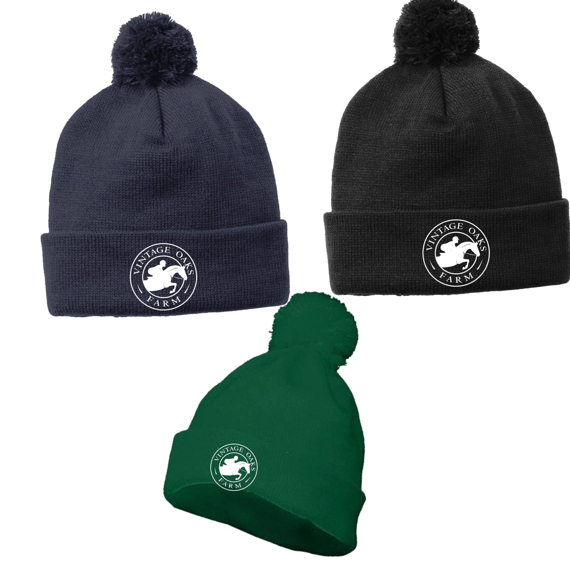 Equestrian Team Apparel Vintage Oaks Farm- Beanies equestrian team apparel online tack store mobile tack store custom farm apparel custom show stable clothing equestrian lifestyle horse show clothing riding clothes Vintage Oaks Farm- Beanies horses equestrian tack store