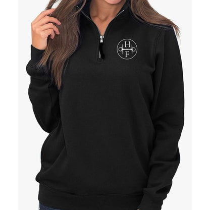 Equestrian Team Apparel XS / Ladies / Black Haven Farm- 1/4 Zip Pullover equestrian team apparel online tack store mobile tack store custom farm apparel custom show stable clothing equestrian lifestyle horse show clothing riding clothes Haven Farm- 1/4 Zip Pullover horses equestrian tack store