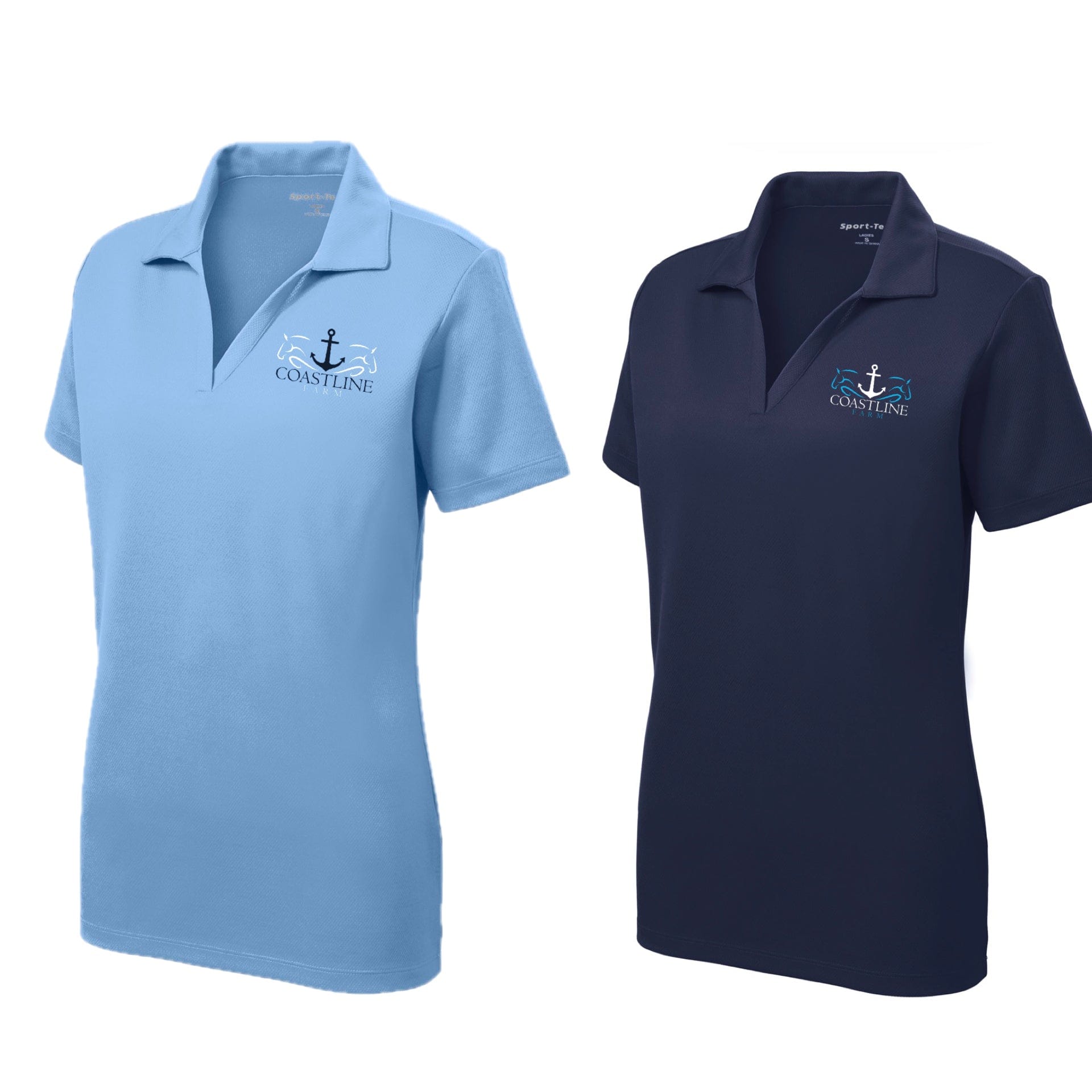 Equestrian Team Apparel Coastline Farm- Polo Shirt equestrian team apparel online tack store mobile tack store custom farm apparel custom show stable clothing equestrian lifestyle horse show clothing riding clothes Coastline Farm- Polo Shirt horses equestrian tack store