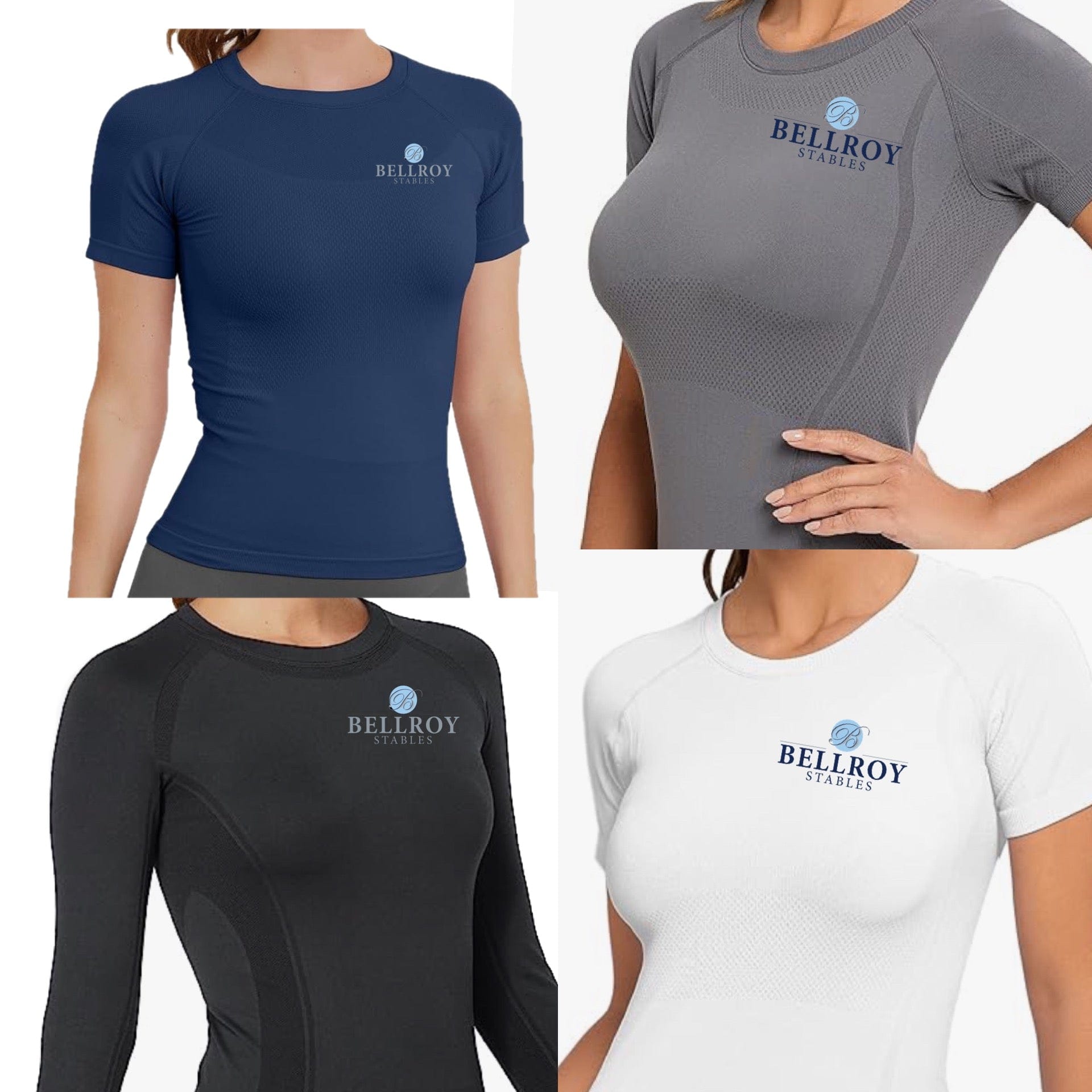 Equestrian Team Apparel Bellroy Stables- Tech Shirt equestrian team apparel online tack store mobile tack store custom farm apparel custom show stable clothing equestrian lifestyle horse show clothing riding clothes Bellroy Stables- Tech Shirt horses equestrian tack store