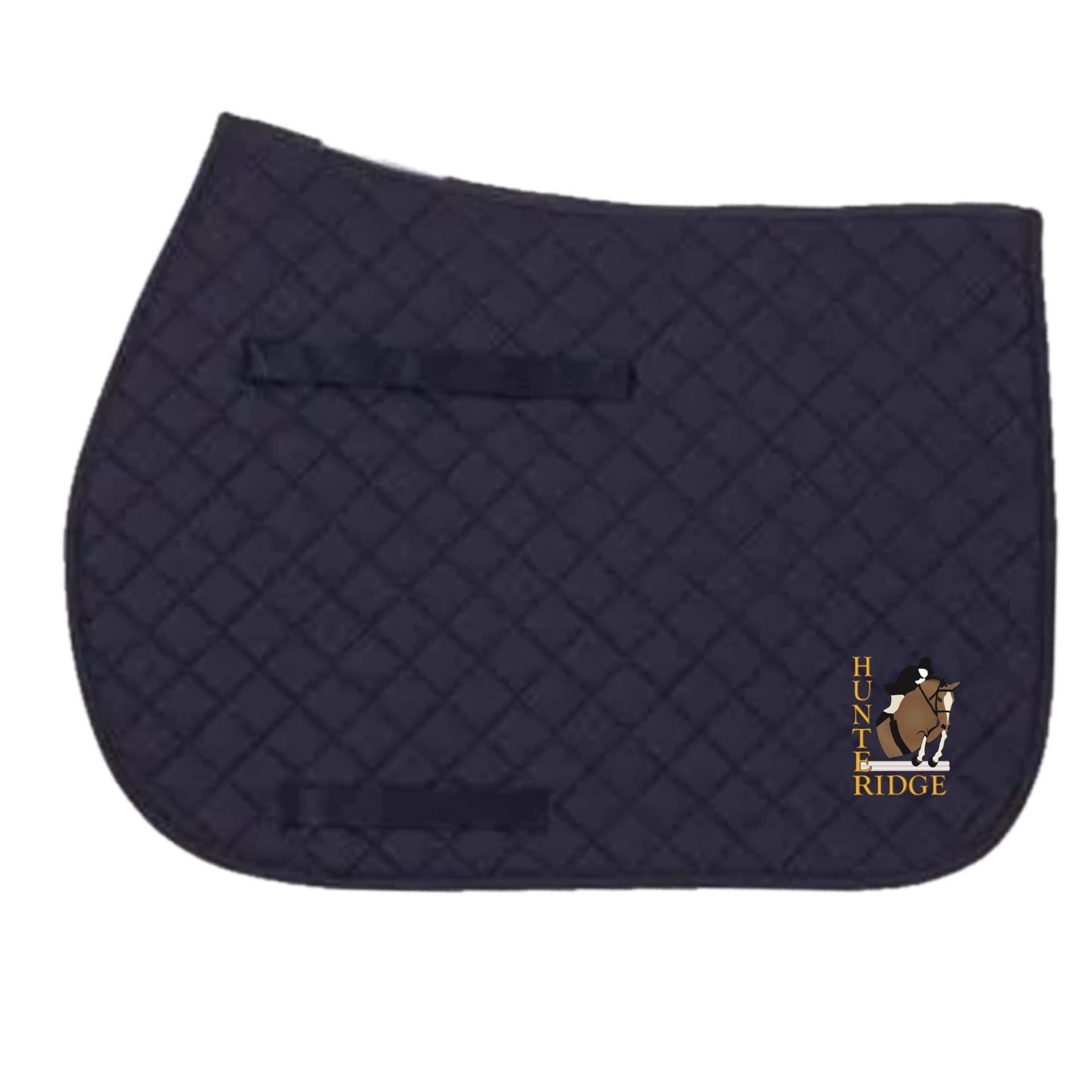 Equestrian Team Apparel Navy Hunter Ridge- Saddle Pads equestrian team apparel online tack store mobile tack store custom farm apparel custom show stable clothing equestrian lifestyle horse show clothing riding clothes Hunter Ridge- Saddle Pads horses equestrian tack store