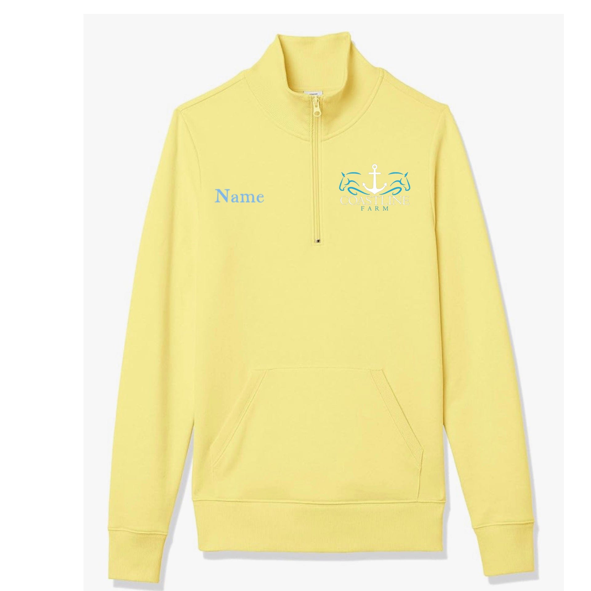 Equestrian Team Apparel Coastline Farm-1/4 Zip Pullover equestrian team apparel online tack store mobile tack store custom farm apparel custom show stable clothing equestrian lifestyle horse show clothing riding clothes Coastline Farm-1/4 Zip Pullover horses equestrian tack store