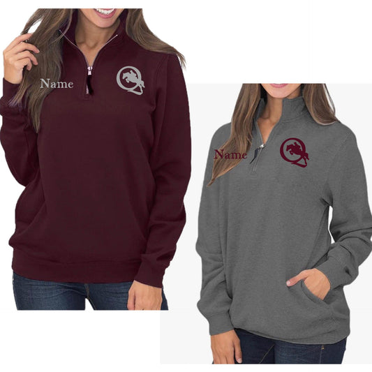 Equestrian Team Apparel Quentin Pony Club- 1/4 Zip Pullover equestrian team apparel online tack store mobile tack store custom farm apparel custom show stable clothing equestrian lifestyle horse show clothing riding clothes Quentin Pony Club- 1/4 Zip Pullover horses equestrian tack store