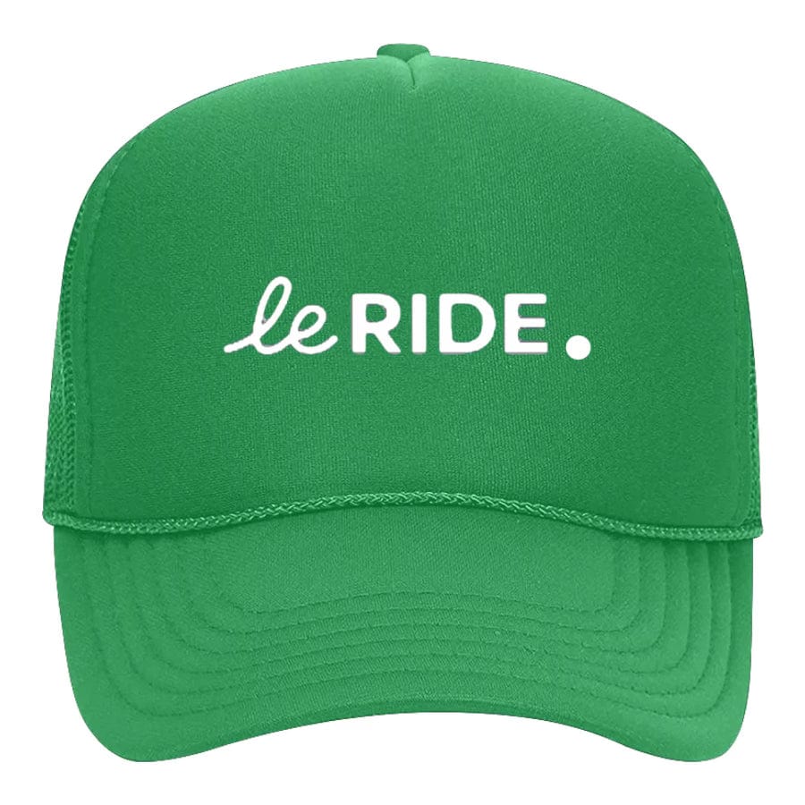 Equestrian Team Apparel Hats Le Ride. Trucker Foam Cap Kelly Green equestrian team apparel online tack store mobile tack store custom farm apparel custom show stable clothing equestrian lifestyle horse show clothing riding clothes horses equestrian tack store