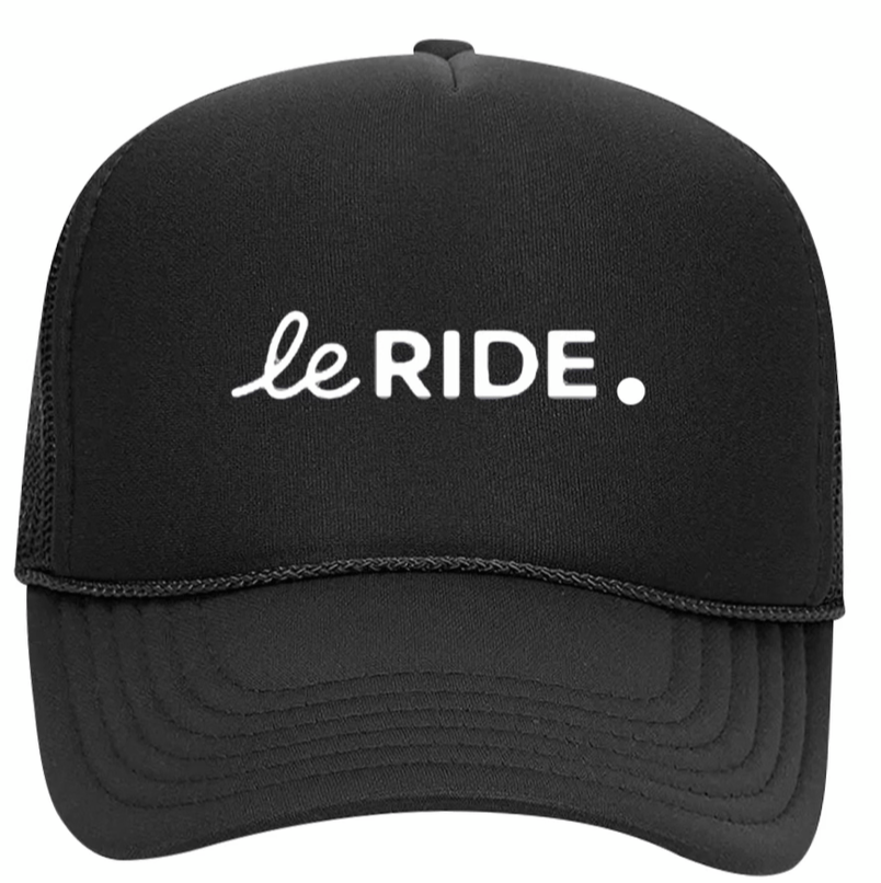 Equestrian Team Apparel Hats Le Ride. Trucker Cap Mesh Back Black equestrian team apparel online tack store mobile tack store custom farm apparel custom show stable clothing equestrian lifestyle horse show clothing riding clothes horses equestrian tack store