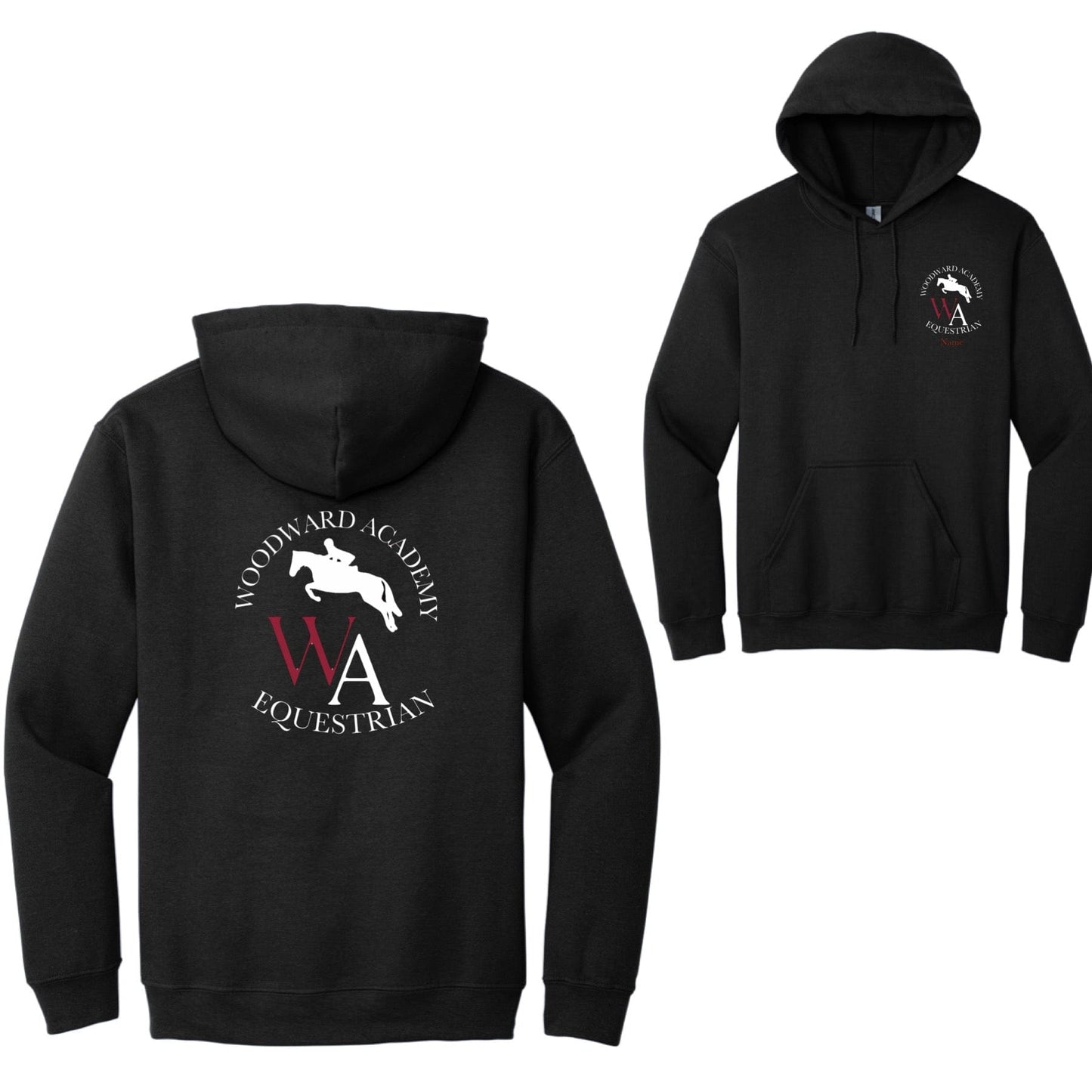 Equestrian Team Apparel Woodward Academy Hoodie equestrian team apparel online tack store mobile tack store custom farm apparel custom show stable clothing equestrian lifestyle horse show clothing riding clothes horses equestrian tack store