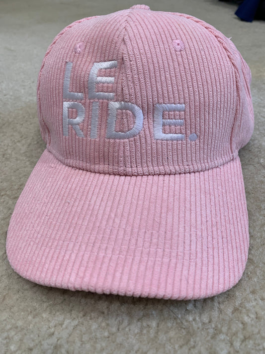 Equestrian Team Apparel Hats Le Ride. Corduroy Caps Baby Pink equestrian team apparel online tack store mobile tack store custom farm apparel custom show stable clothing equestrian lifestyle horse show clothing riding clothes horses equestrian tack store