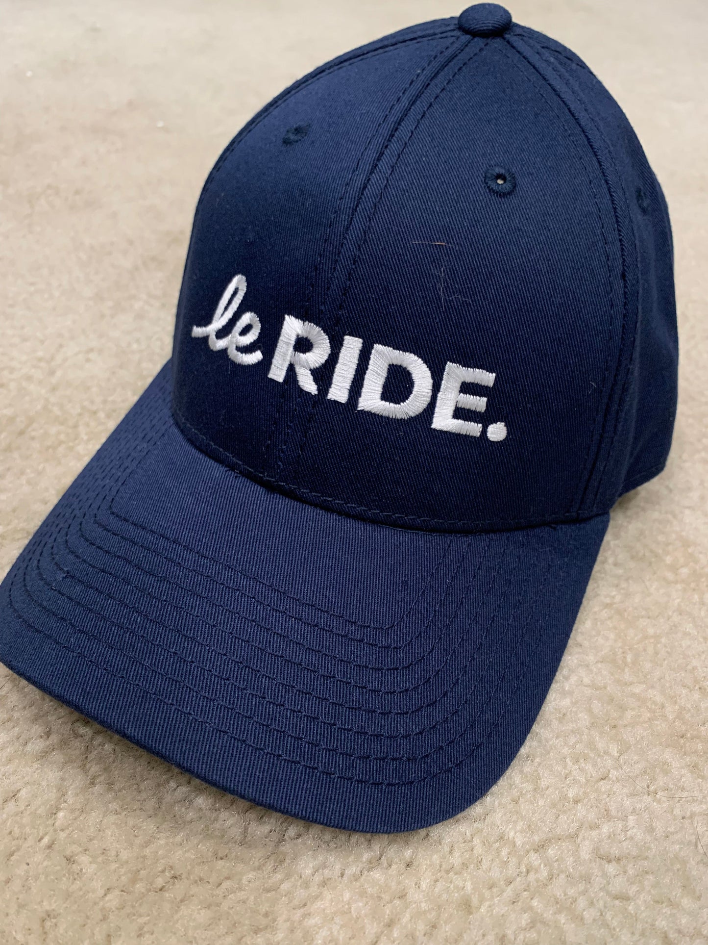 Equestrian Team Apparel Hats Le Ride. Baseball Cap with Velcro Navy equestrian team apparel online tack store mobile tack store custom farm apparel custom show stable clothing equestrian lifestyle horse show clothing riding clothes horses equestrian tack store