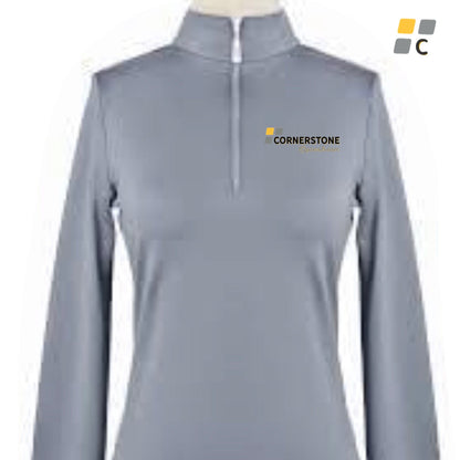 Equestrian Team Apparel XXS / Grey / Full Logo Cornerstone Equestrian (TN) - Sun Shirts equestrian team apparel online tack store mobile tack store custom farm apparel custom show stable clothing equestrian lifestyle horse show clothing riding clothes Cornerstone Equestrian (TN) - Sun Shirts horses equestrian tack store