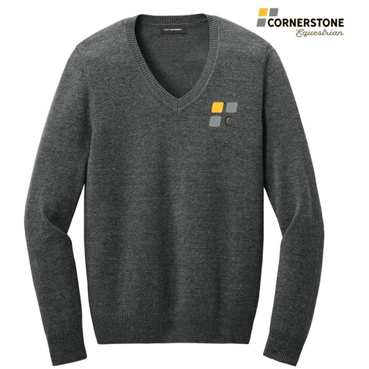 Equestrian Team Apparel Cornerstone Equestrian (TN) - V Neck Sweaters equestrian team apparel online tack store mobile tack store custom farm apparel custom show stable clothing equestrian lifestyle horse show clothing riding clothes Cornerstone Equestrian (TN) - V Neck Sweaters horses equestrian tack store