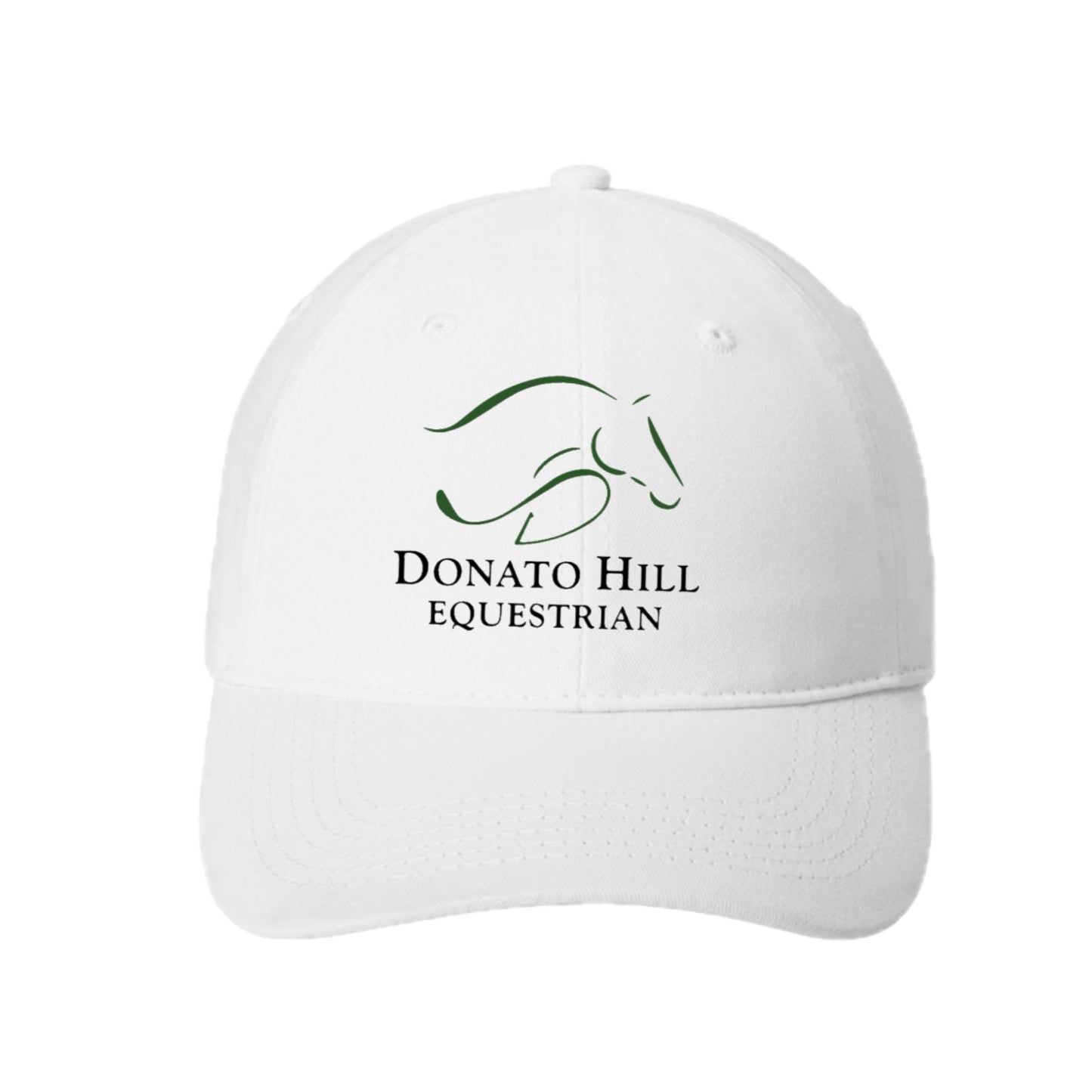 Equestrian Team Apparel White Donato Hill Equestrian- Baseball Cap equestrian team apparel online tack store mobile tack store custom farm apparel custom show stable clothing equestrian lifestyle horse show clothing riding clothes Donato Hill Equestrian- Baseball Cap horses equestrian tack store