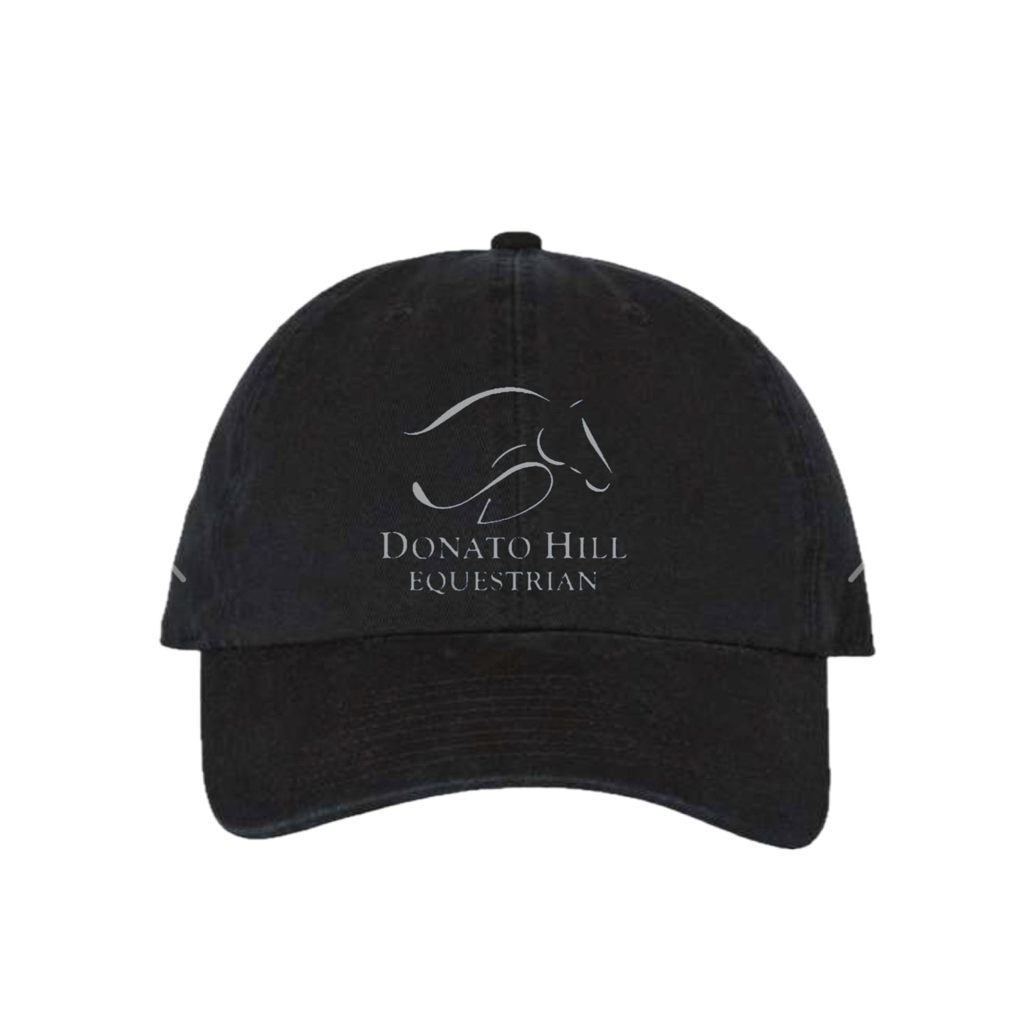 Equestrian Team Apparel Black Donato Hill Equestrian- Baseball Cap equestrian team apparel online tack store mobile tack store custom farm apparel custom show stable clothing equestrian lifestyle horse show clothing riding clothes Donato Hill Equestrian- Baseball Cap horses equestrian tack store