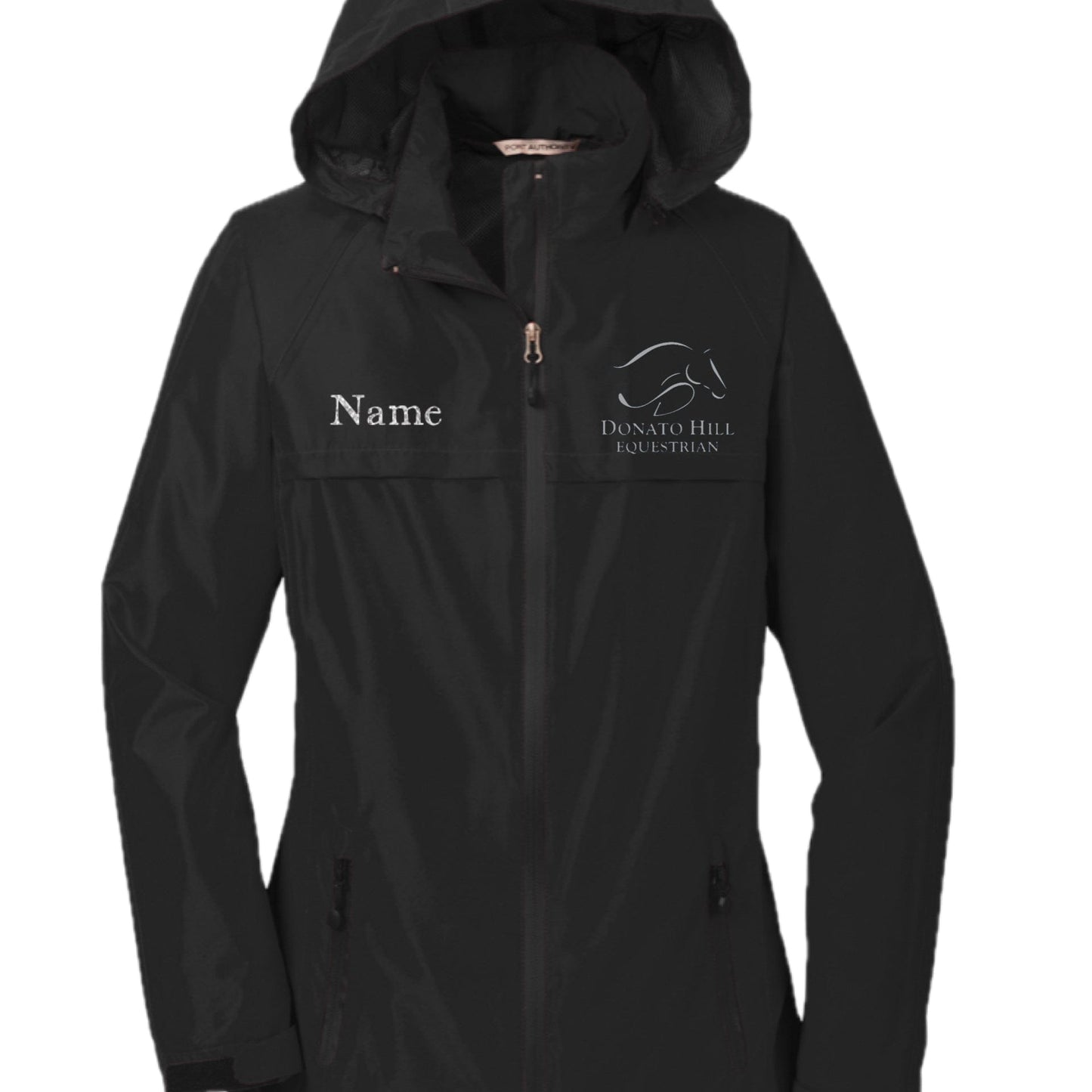 Equestrian Team Apparel XS / Ladies Donato Hill Equestrian- Raincoat equestrian team apparel online tack store mobile tack store custom farm apparel custom show stable clothing equestrian lifestyle horse show clothing riding clothes Donato Hill Equestrian- Raincoat horses equestrian tack store