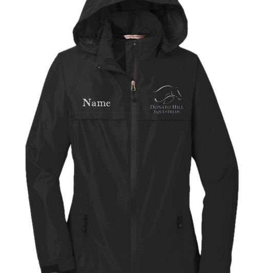 Equestrian Team Apparel XS / Ladies Donato Hill Equestrian- Raincoat equestrian team apparel online tack store mobile tack store custom farm apparel custom show stable clothing equestrian lifestyle horse show clothing riding clothes Donato Hill Equestrian- Raincoat horses equestrian tack store
