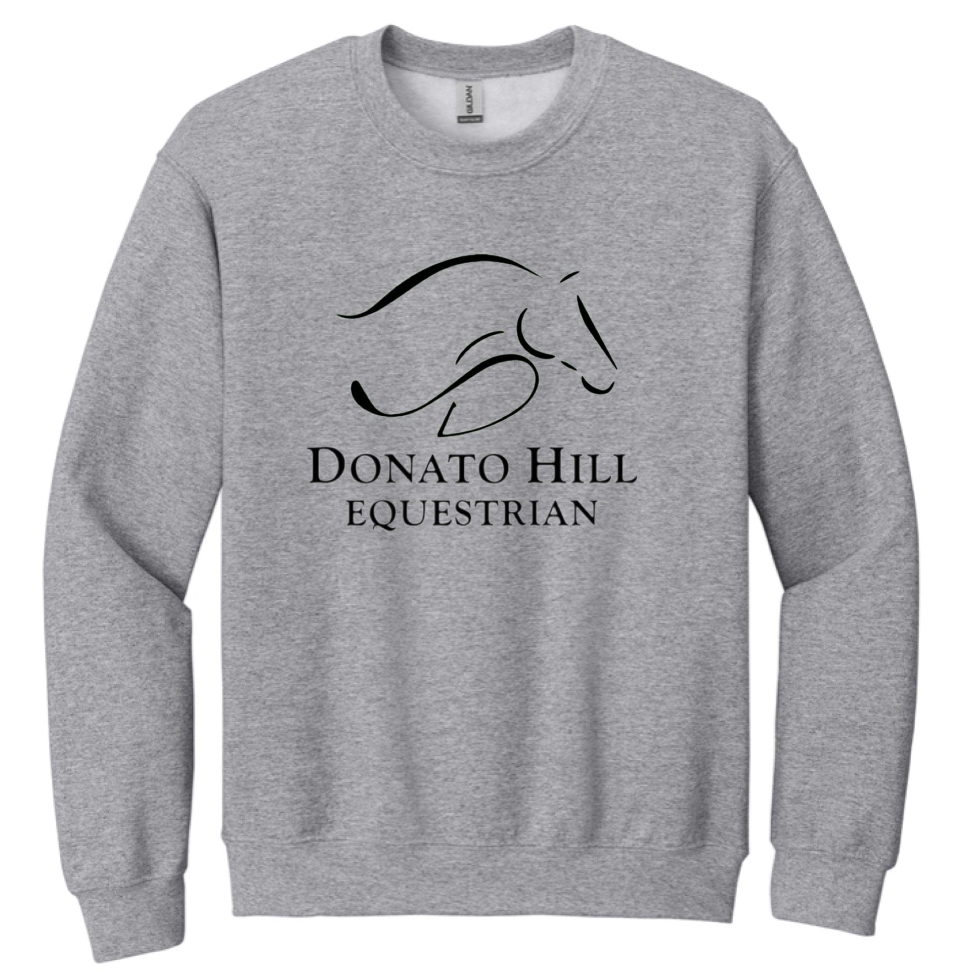 Equestrian Team Apparel XS / Adult / Grey Donato Hill Equestrian- Sweatshirts equestrian team apparel online tack store mobile tack store custom farm apparel custom show stable clothing equestrian lifestyle horse show clothing riding clothes Donato Hill Equestrian- Sweatshirts horses equestrian tack store