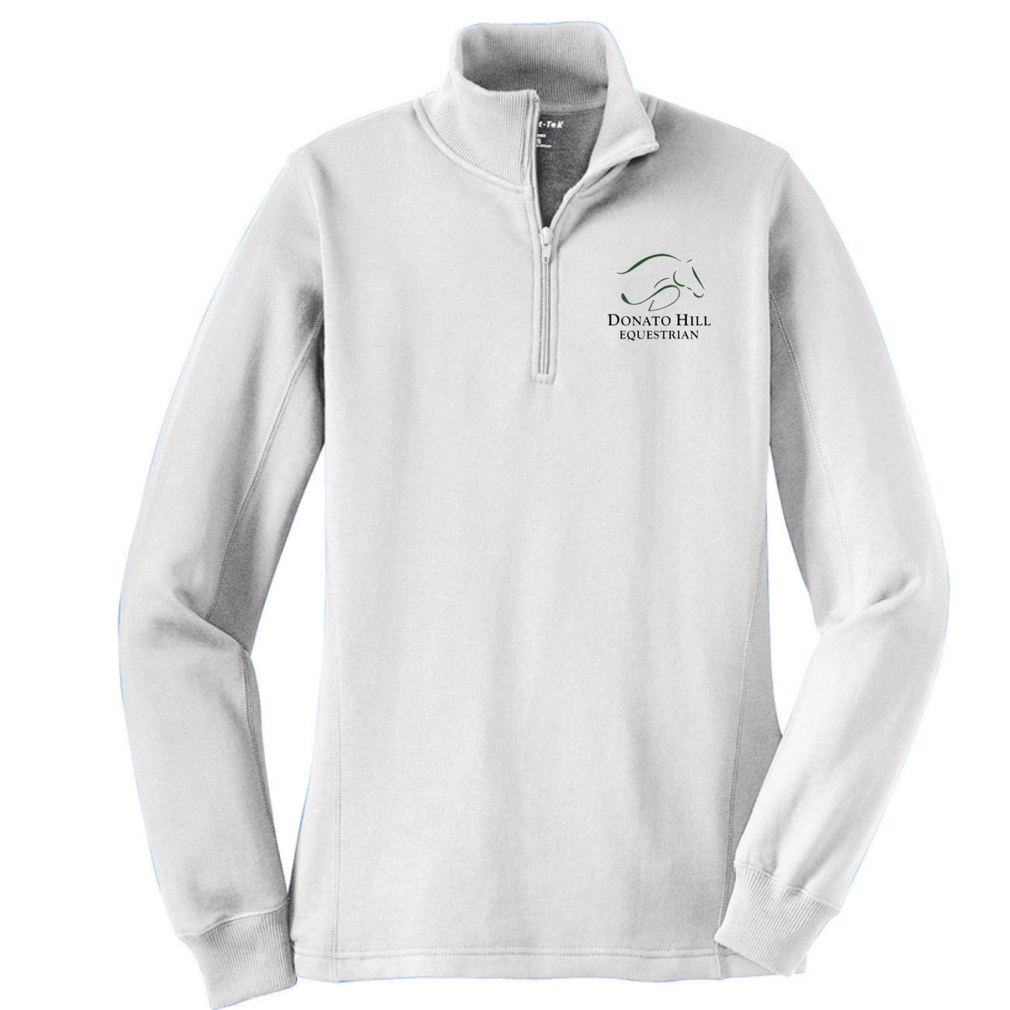Equestrian Team Apparel XS / Ladies / White Donato Hill Equestrian- 1/4 Zip Pullover equestrian team apparel online tack store mobile tack store custom farm apparel custom show stable clothing equestrian lifestyle horse show clothing riding clothes Donato Hill Equestrian- 1/4 Zip Pullover horses equestrian tack store