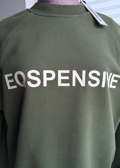 EquestrianClub Pullover Green / XS EquestrianClub- EQSPENSIVE Sweatshirt 2.0 equestrian team apparel online tack store mobile tack store custom farm apparel custom show stable clothing equestrian lifestyle horse show clothing riding clothes EquestrianClub- EQSPENSIVE Sweatshirt 2.0 horses equestrian tack store