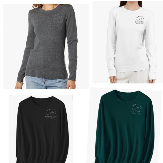 Equestrian Team Apparel Donato Hill Equestrian- Crew Neck Sweaters equestrian team apparel online tack store mobile tack store custom farm apparel custom show stable clothing equestrian lifestyle horse show clothing riding clothes Donato Hill Equestrian- Crew Neck Sweaters horses equestrian tack store