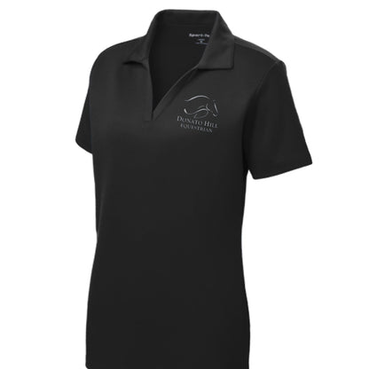 Equestrian Team Apparel XS / Ladies / Black Donato Hill Equestrian- Polo Shirts equestrian team apparel online tack store mobile tack store custom farm apparel custom show stable clothing equestrian lifestyle horse show clothing riding clothes Donato Hill Equestrian- Polo Shirts horses equestrian tack store