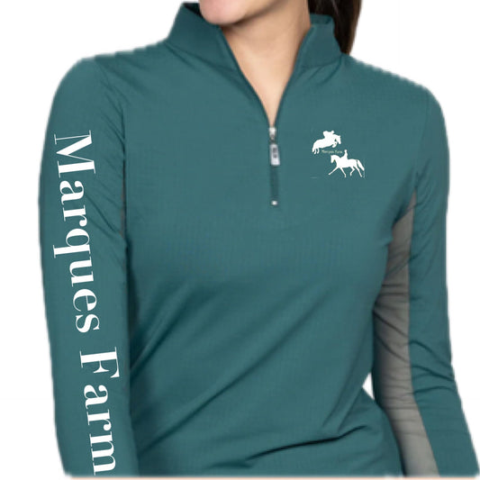 Equestrian Team Apparel XS Marquis Farm Sun Shirt equestrian team apparel online tack store mobile tack store custom farm apparel custom show stable clothing equestrian lifestyle horse show clothing riding clothes Marquis Farm Sun Shirt horses equestrian tack store