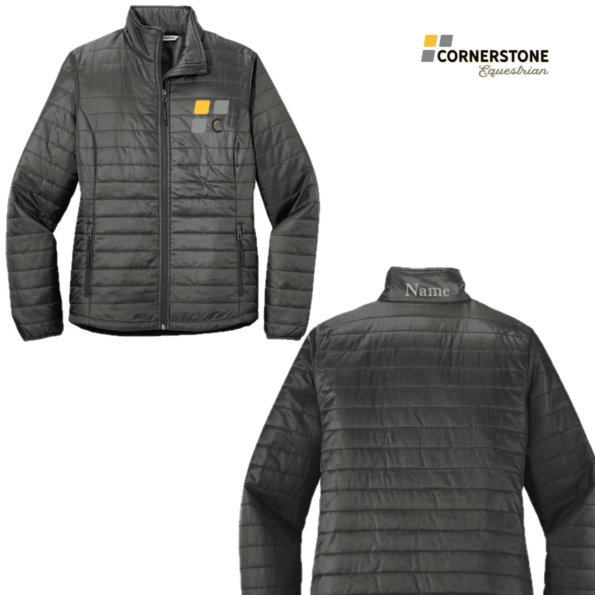Equestrian Team Apparel Cornerstone Equestrian (TN) - Puffy Jacket equestrian team apparel online tack store mobile tack store custom farm apparel custom show stable clothing equestrian lifestyle horse show clothing riding clothes Cornerstone Equestrian (TN) - Puffy Jacket horses equestrian tack store