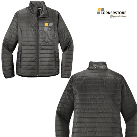 Equestrian Team Apparel Cornerstone Equestrian (TN) - Puffy Jacket equestrian team apparel online tack store mobile tack store custom farm apparel custom show stable clothing equestrian lifestyle horse show clothing riding clothes Cornerstone Equestrian (TN) - Puffy Jacket horses equestrian tack store