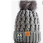 Equestrian Team Apparel Light Gray A Bit Above- Pom Pom Beanie equestrian team apparel online tack store mobile tack store custom farm apparel custom show stable clothing equestrian lifestyle horse show clothing riding clothes A Bit Above- Pom Pom Beanie horses equestrian tack store