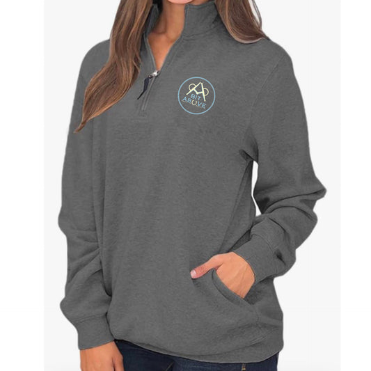 A Bit Above- 1/4 Zip Pullover