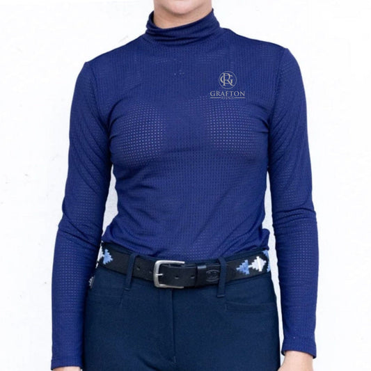 Equestrian Team Apparel XXS / Midnight Blue Grafton Ridge- Alesia Training Top equestrian team apparel online tack store mobile tack store custom farm apparel custom show stable clothing equestrian lifestyle horse show clothing riding clothes Grafton Ridge- Alesia Training Top horses equestrian tack store