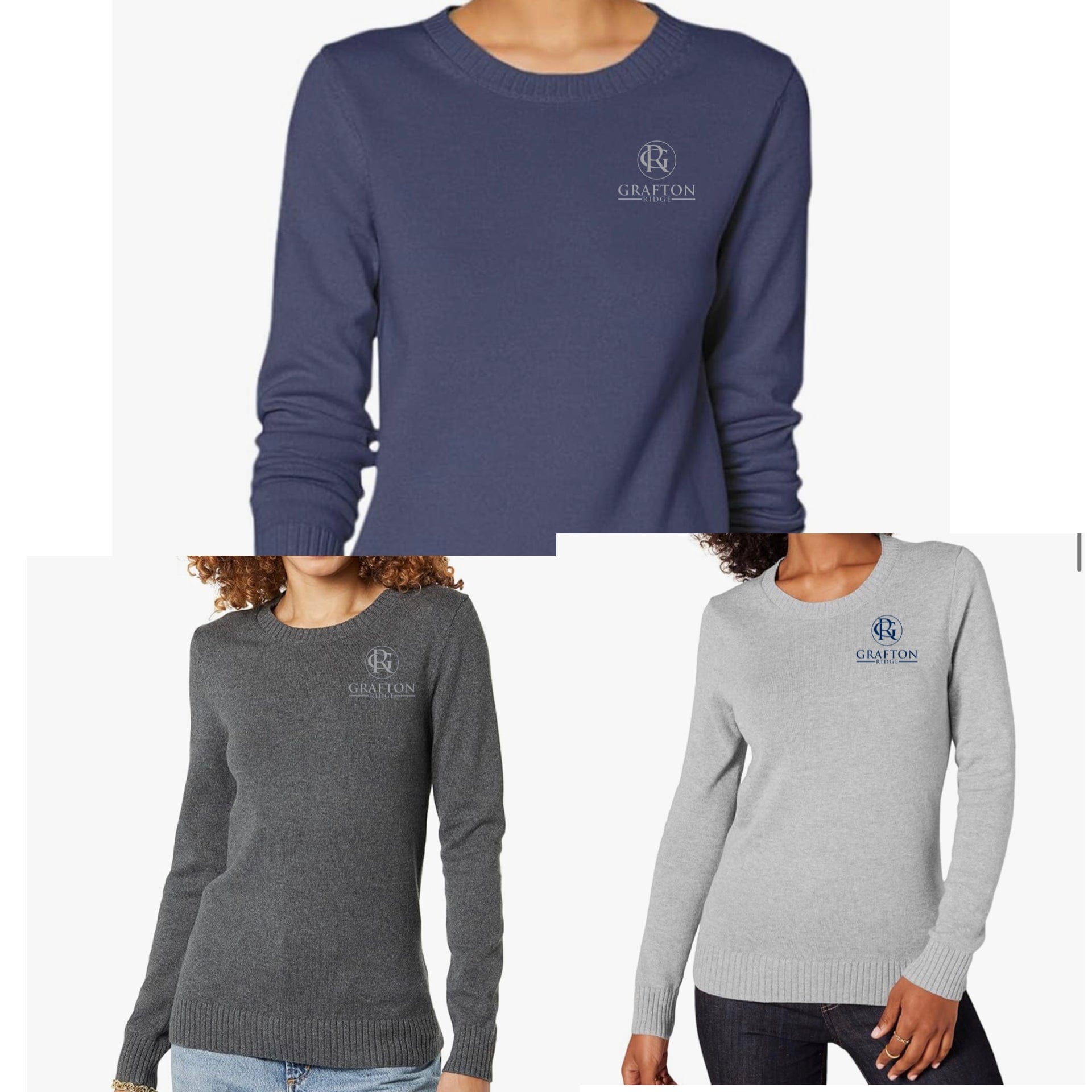 Equestrian Team Apparel XS / Navy / Crew Grafton Ridge- Sweaters equestrian team apparel online tack store mobile tack store custom farm apparel custom show stable clothing equestrian lifestyle horse show clothing riding clothes Grafton Ridge- Sweaters horses equestrian tack store