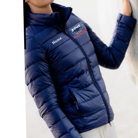 Equestrian Team Apparel Custom Shirts FAU Ladies Puffy Jacket and Vest equestrian team apparel online tack store mobile tack store custom farm apparel custom show stable clothing equestrian lifestyle horse show clothing riding clothes horses equestrian tack store