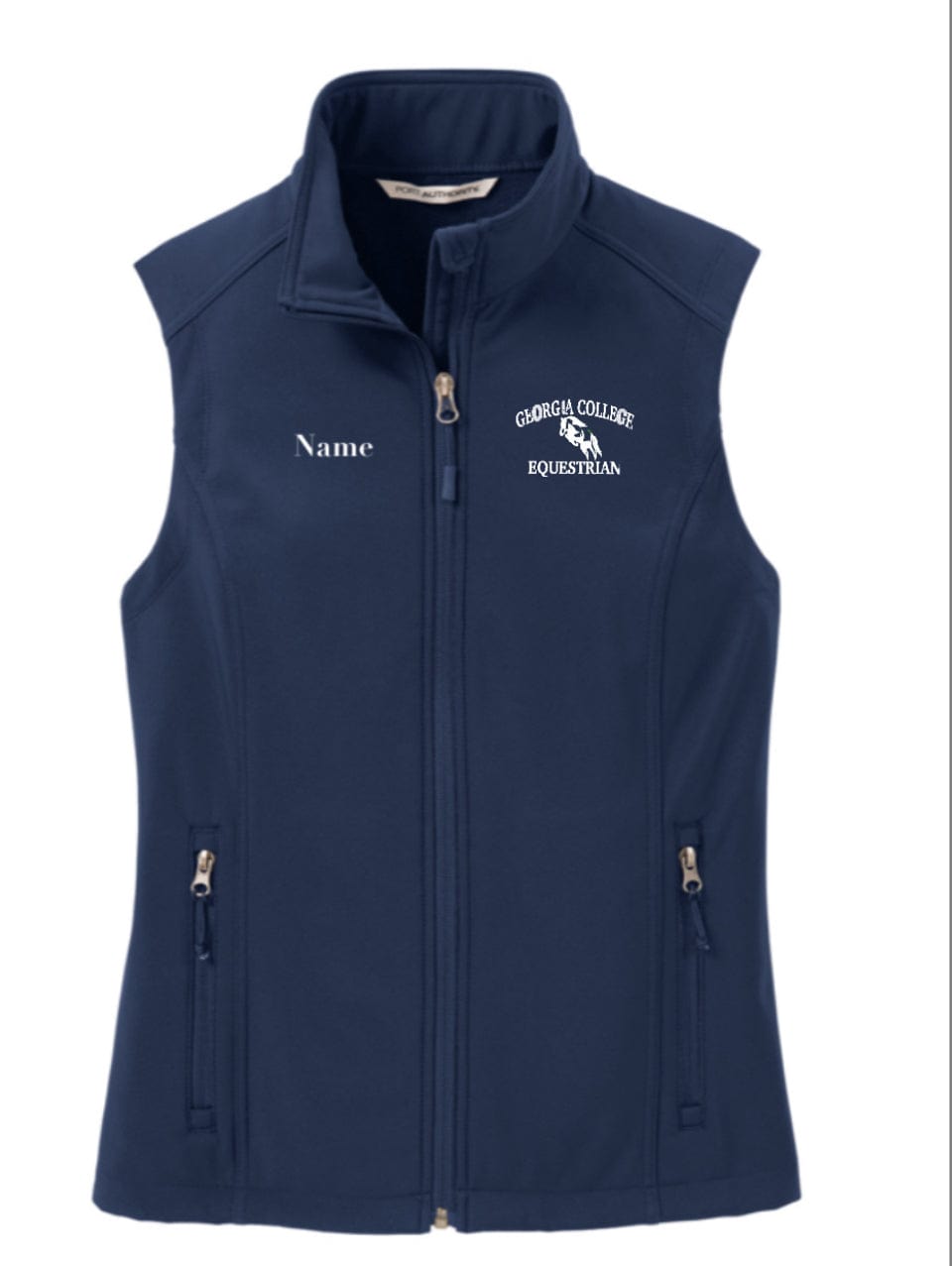 Equestrian Team Apparel Georgia College Shell Vest equestrian team apparel online tack store mobile tack store custom farm apparel custom show stable clothing equestrian lifestyle horse show clothing riding clothes horses equestrian tack store