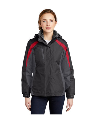 Equestrian Team Apparel Black Red Color Block / Red puffy / Yes / XS Equi-Health Canada 3 in 1 Jackets equestrian team apparel online tack store mobile tack store custom farm apparel custom show stable clothing equestrian lifestyle horse show clothing riding clothes horses equestrian tack store