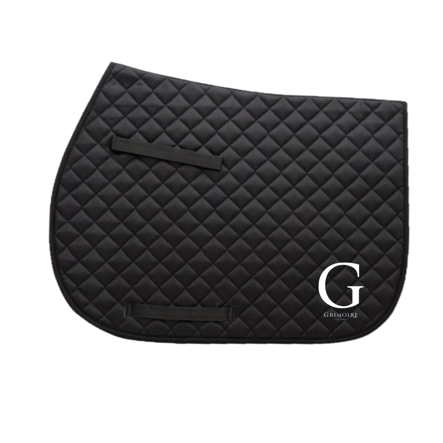 Equestrian Team Apparel Black / Horse Grimoire D'Elphen- Saddle Pad equestrian team apparel online tack store mobile tack store custom farm apparel custom show stable clothing equestrian lifestyle horse show clothing riding clothes Grimoire D'Elphen- Saddle Pad horses equestrian tack store