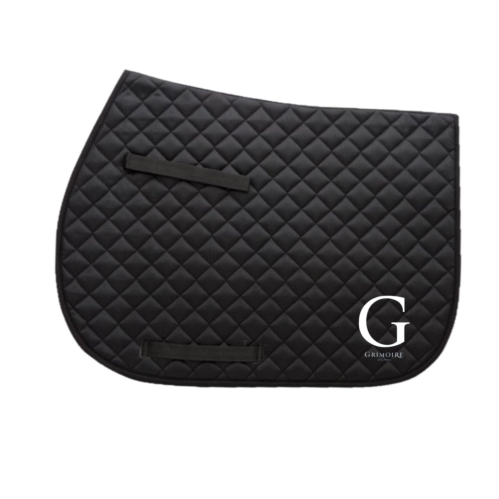 Equestrian Team Apparel Black / Horse Grimoire D'Elphen- Saddle Pad equestrian team apparel online tack store mobile tack store custom farm apparel custom show stable clothing equestrian lifestyle horse show clothing riding clothes Grimoire D'Elphen- Saddle Pad horses equestrian tack store