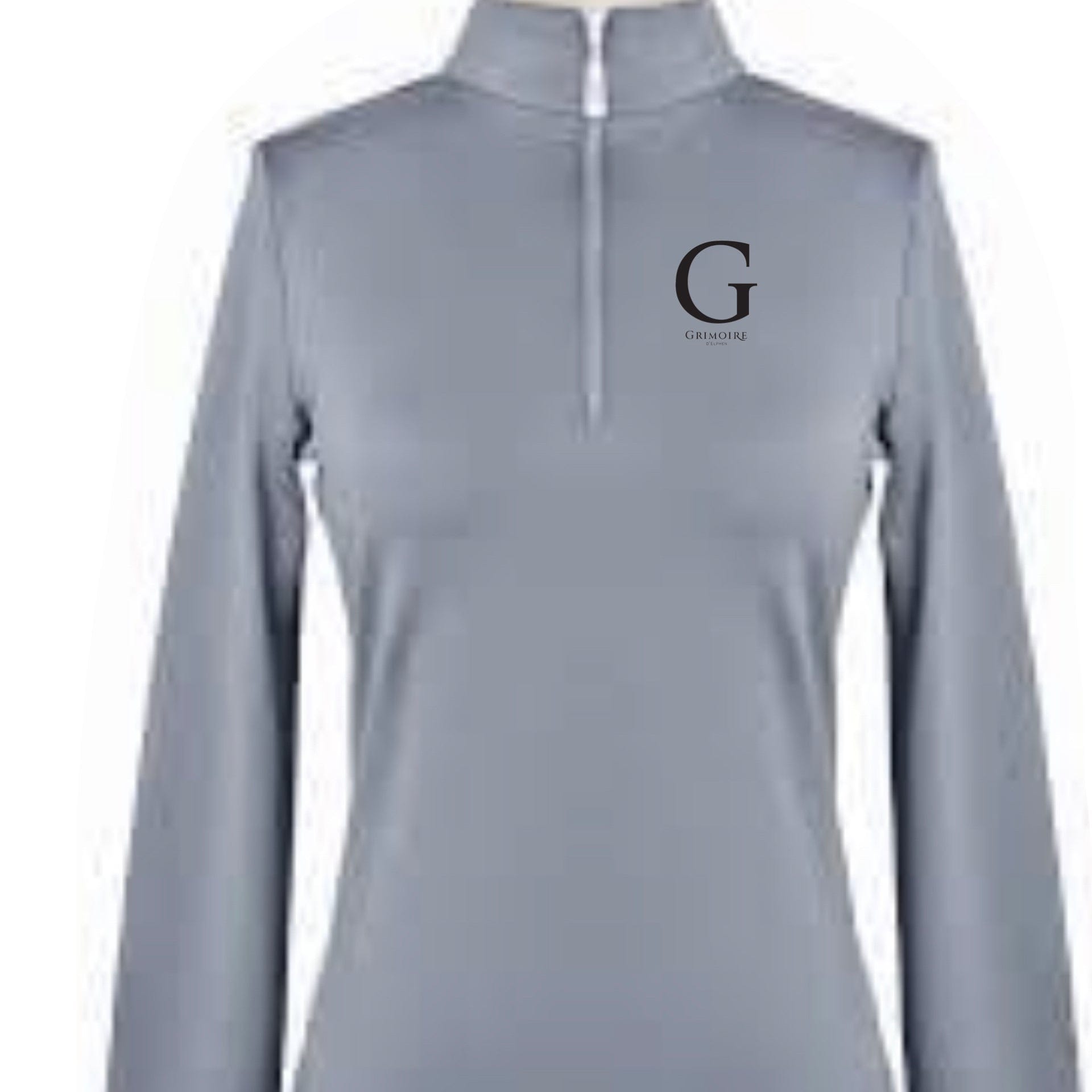 Equestrian Team Apparel Youth (10) / Grey Grimoire D'Elphen - Sun Shirt equestrian team apparel online tack store mobile tack store custom farm apparel custom show stable clothing equestrian lifestyle horse show clothing riding clothes Grimoire D'Elphen - Sun Shirt horses equestrian tack store