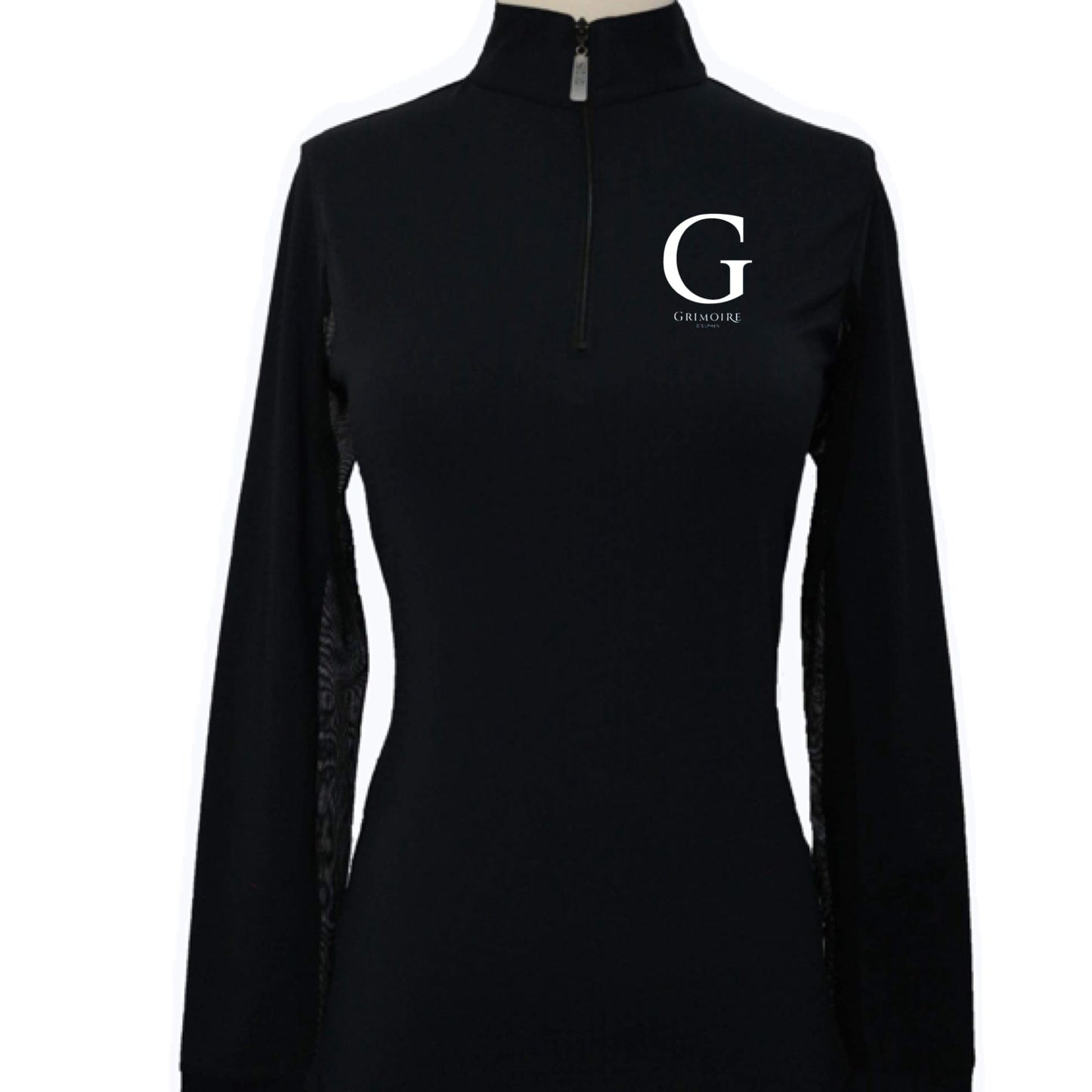 Equestrian Team Apparel Youth (10) / Black Grimoire D'Elphen - Sun Shirt equestrian team apparel online tack store mobile tack store custom farm apparel custom show stable clothing equestrian lifestyle horse show clothing riding clothes Grimoire D'Elphen - Sun Shirt horses equestrian tack store