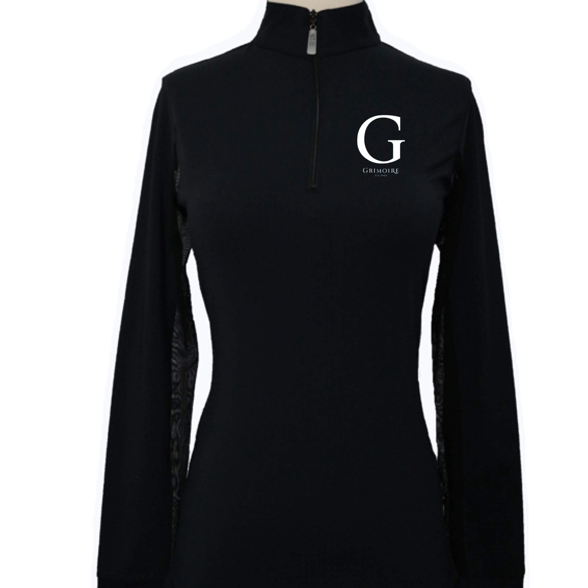 Equestrian Team Apparel Youth (10) / Black Grimoire D'Elphen - Sun Shirt equestrian team apparel online tack store mobile tack store custom farm apparel custom show stable clothing equestrian lifestyle horse show clothing riding clothes Grimoire D'Elphen - Sun Shirt horses equestrian tack store