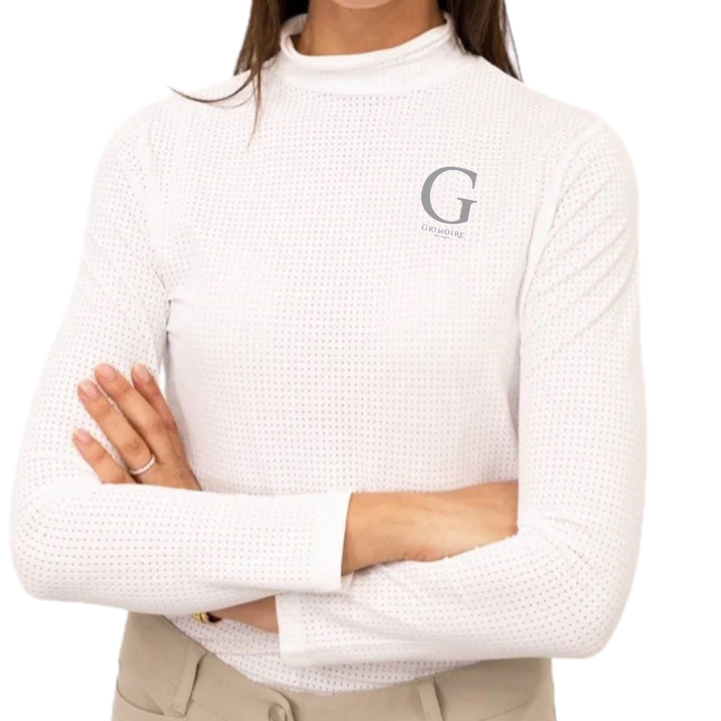 Equestrian Team Apparel Grimoire D'Elphen - Alesia Perforated Shirt equestrian team apparel online tack store mobile tack store custom farm apparel custom show stable clothing equestrian lifestyle horse show clothing riding clothes Grimoire D'Elphen - Alesia Perforated Shirt horses equestrian tack store