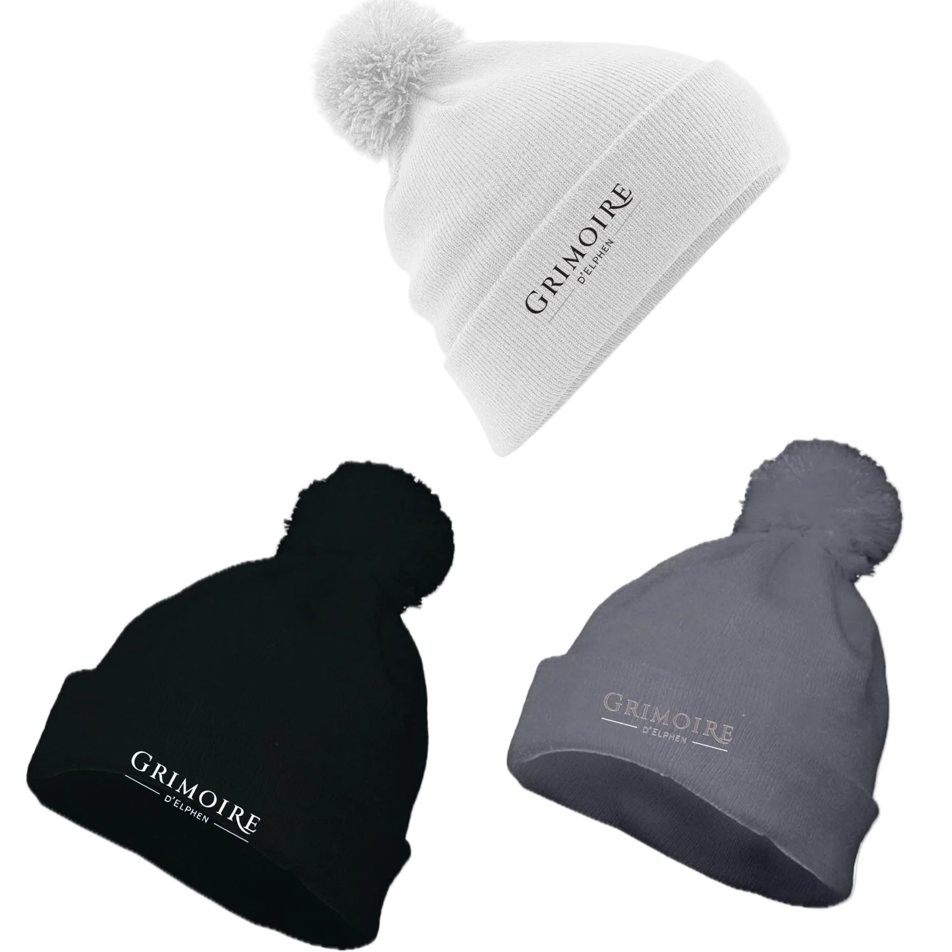 Equestrian Team Apparel Black / Pom Pom Grimoire D'Elphen - Beanies equestrian team apparel online tack store mobile tack store custom farm apparel custom show stable clothing equestrian lifestyle horse show clothing riding clothes Grimoire D'Elphen - Beanies horses equestrian tack store