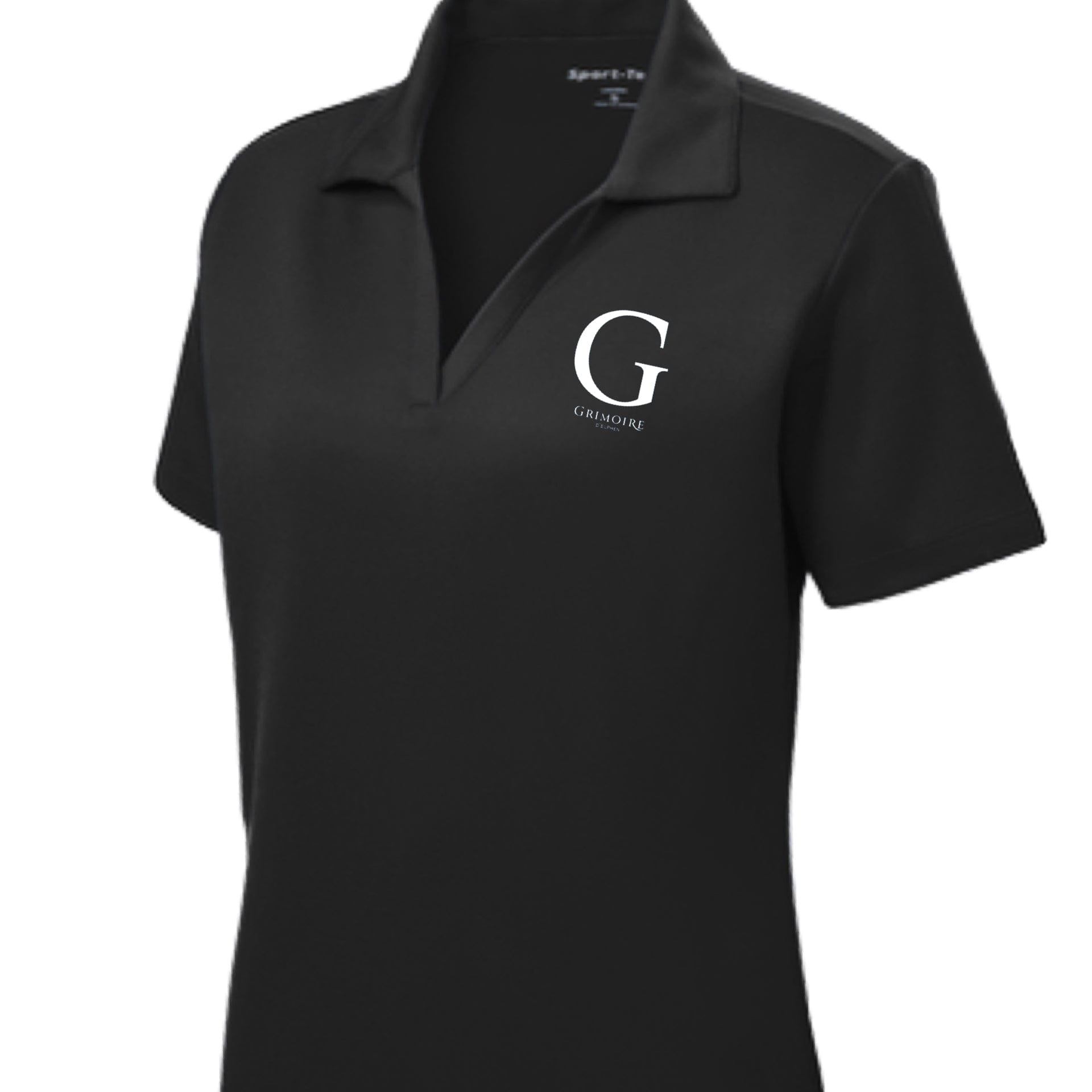 Equestrian Team Apparel XS / Ladies / Black Grimoire D'Elphen - Polo Shirt equestrian team apparel online tack store mobile tack store custom farm apparel custom show stable clothing equestrian lifestyle horse show clothing riding clothes Grimoire D'Elphen - Polo Shirt horses equestrian tack store