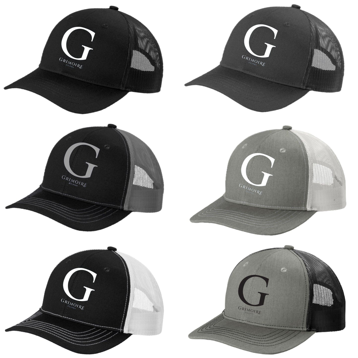 Equestrian Team Apparel Grimoire D'Elphen - Trucker Caps equestrian team apparel online tack store mobile tack store custom farm apparel custom show stable clothing equestrian lifestyle horse show clothing riding clothes Grimoire D'Elphen - Trucker Caps horses equestrian tack store