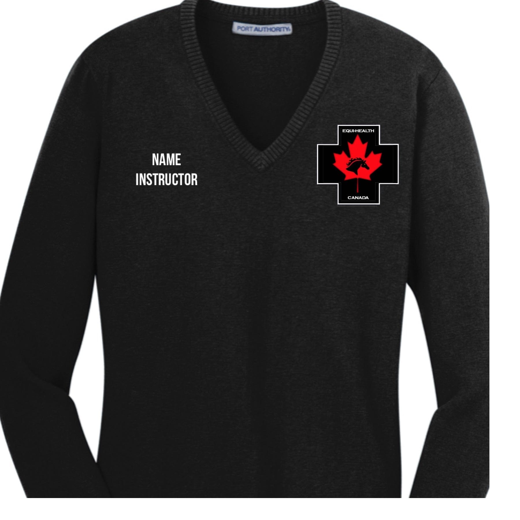 Equestrian Team Apparel Equi-Health Canada V Neck Sweaters equestrian team apparel online tack store mobile tack store custom farm apparel custom show stable clothing equestrian lifestyle horse show clothing riding clothes horses equestrian tack store